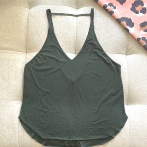 Lululemon Tank Top Camo Green